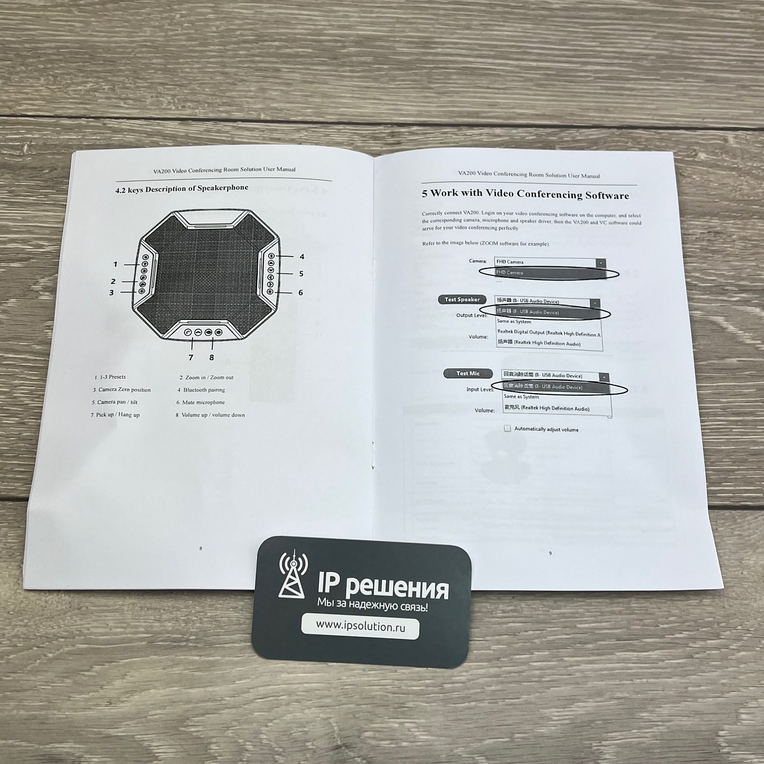 CleverMic Team, комплект оборудования для видеоконференцсвязи